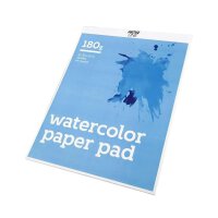 Watercolor pad, A3 white, 20 sheets, 180 g/m²