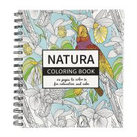 Coloring book Natura, 64 pages to color, 19.5 x 23 cm