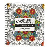 Coloring book Geometric patterns, 64 pages to color, 19.5...