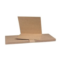 Folding card 145 x 145 mm, kraft cardboard 244 g/m²,...