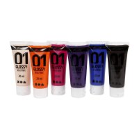 A-Color water-based acrylic paint, glossy, 6 additional...