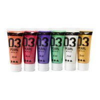 Water-based metallic paint, glossy, 6 additional colors...