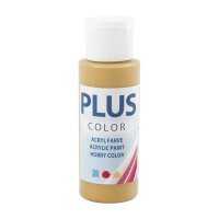 Plus Color Acrylfarbe auf Wasserbasis, Gold, 60 ml