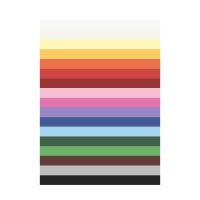 Bastelkarton, Malkarton, A4, verschiedene Farben, 180 g/m², 210 x 297 mm - 20er Pack