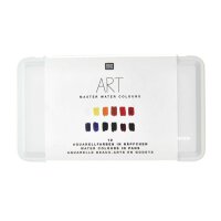 Artist watercolor paints, Art Master, 12 colors, half tubs