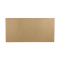 Folding card 120 x 120 mm, 225 g/m² kraft cardboard, unprinted, brown