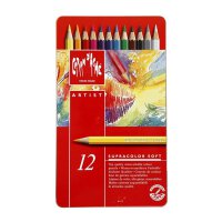 Supracolor II, 12 colors watercolor pencils from Caran dAche