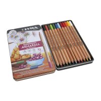 Lyra Rembrandt watercolor pencils, 12 colors water soluble
