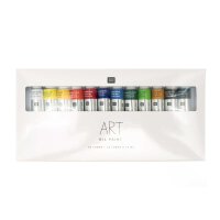 Artists oil paints, set 12 tubes of 12 ml