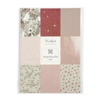Design paper Floral, Vivi Gade, 21 x 30 cm, block/24 sheets
