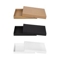Folding box 16.2 x 22.5 x 2.5 cm, Brown, Black, White,...