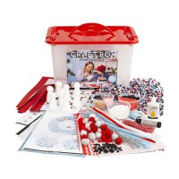 Hobbybox mit Kreativmaterialien - Weihnachten