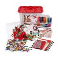 Hobbybox mit Kreativmaterialien - Weihnachten Sortierte...