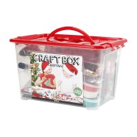 Hobbybox mit Kreativmaterialien - Weihnachten Sortierte...