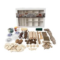 Creative mix, nature - craft materials set with modelling...