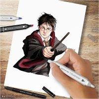 Creative Set Illustration Pro Fan Art - Harry Potter
