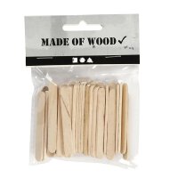 Popsicle sticks for crafting, natural birch, length 5.5...