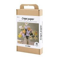 Creative set crepe paper - spring bouquet