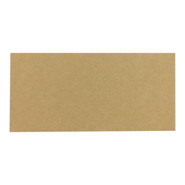 Karte DL, Kraftkarton 244 g/m², 100 x 210 mm, unbedruckt - 25 Stück/Pack