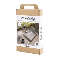 Creative resin casting set - Square tray with terrazzo