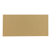 25 x Card DL, Kraft cardboard 283 g/m², 100 x 210 mm, unprinted