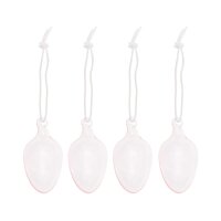 DIY glass eggs for hanging, Easter decoration, decorative egg for the Easter tree, pink, 4 pieces