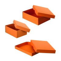 Falken Pure Box Pastel Orange, riveted storage box made...