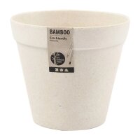Flower pot made of bamboo fibers, bamboo pot to design, 15.2 cm