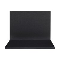 A4 handicraft cardboard black, 350 g/m², recycled cardboard - 25 pcs/pack