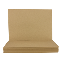 25 x A4 Kraft cardboard 225 g/m², 21 x 29,7 cm, brown for crafting