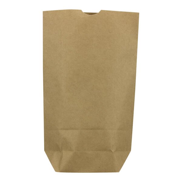 Paper bag, 1.0 l, 17 x 26 x 6 cm, kraft paper, brown