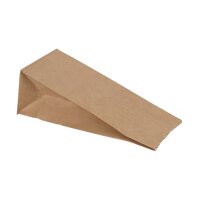 Paper bag 100 x 260 mm, brown, smooth, single-ply, kraft paper, without window