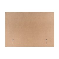 Folder, A3, string and button, kraft cardboard 410 g/m²