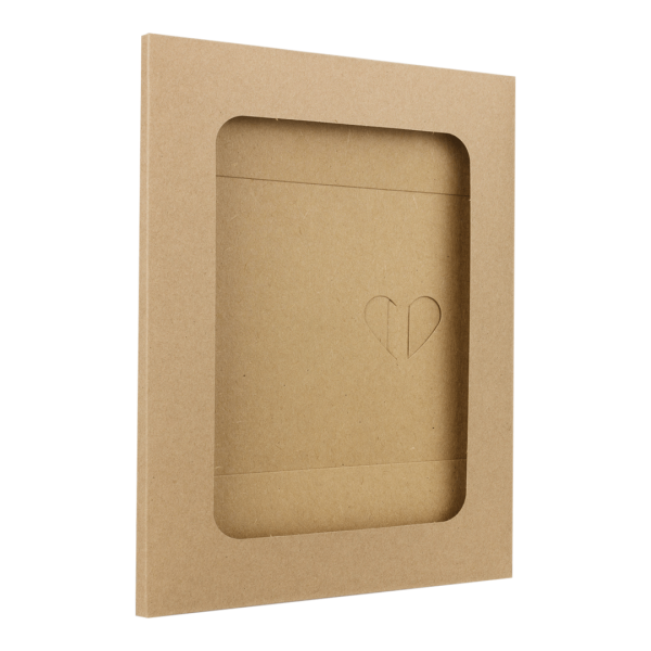 Photo sleeve, photo folder 15.5 x 21 cm, window, kraft cardboard, butterfly closure - 10 pcs/pack