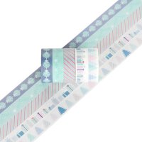 Papierklebeband, Masking tape My little christmas 15 mm, 5 Rollen á 5 m